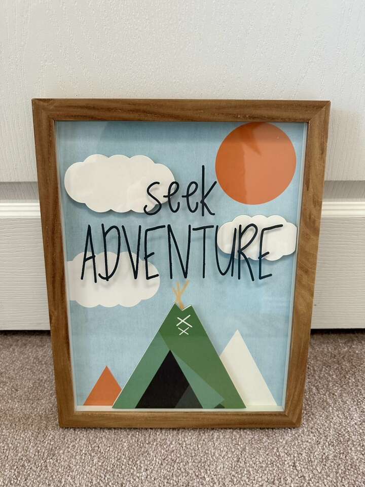 Seek Adventure Pillowfort 3D Wall Art Picture