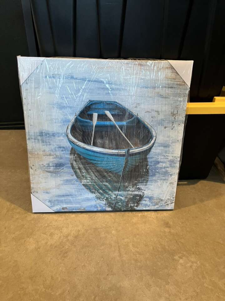 Beautiful Rowboat Painting