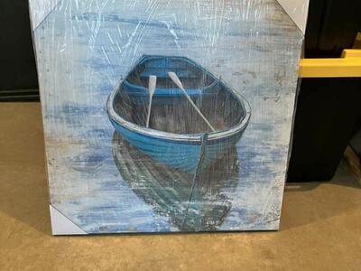 Beautiful Rowboat Painting