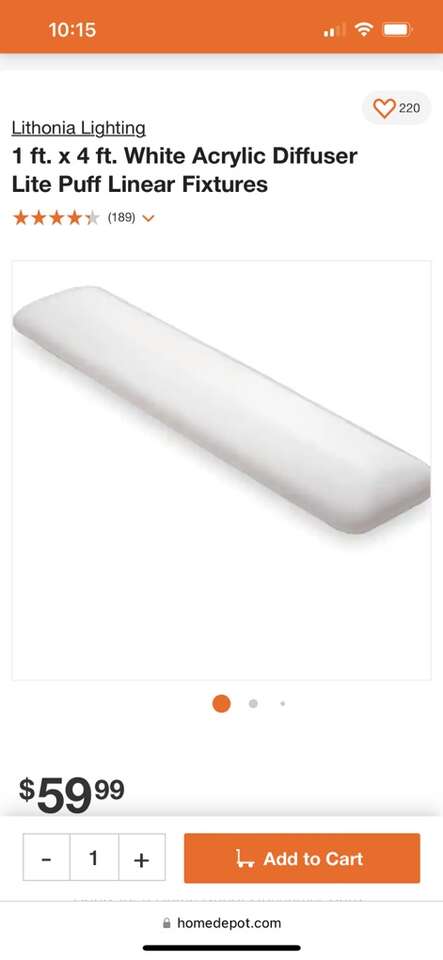 New Lithonia Lighting Diffuser - 1 Ft by 4 Ft