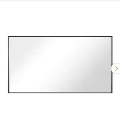 Brand New Mirror - Black - 36x20