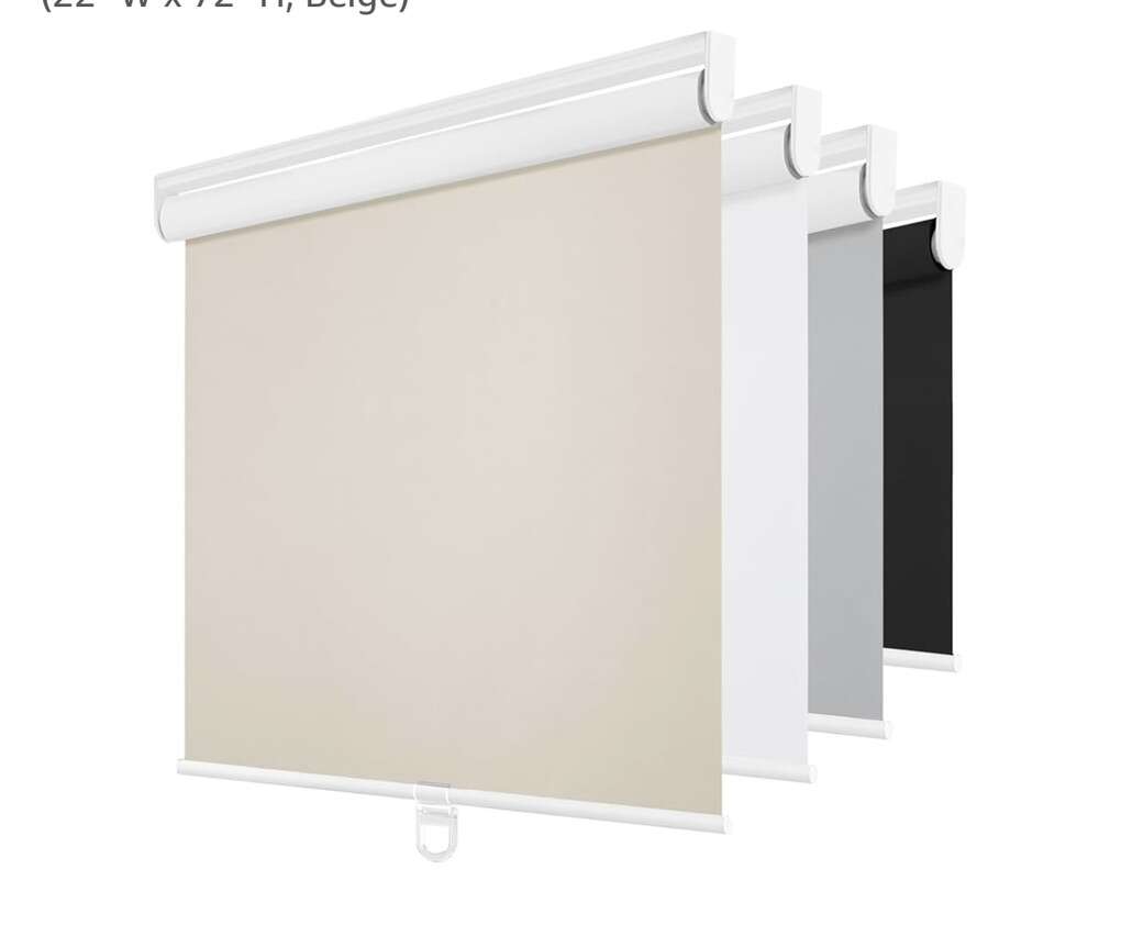 Brand New Blackout Roller Shade - 22 in by 72 in