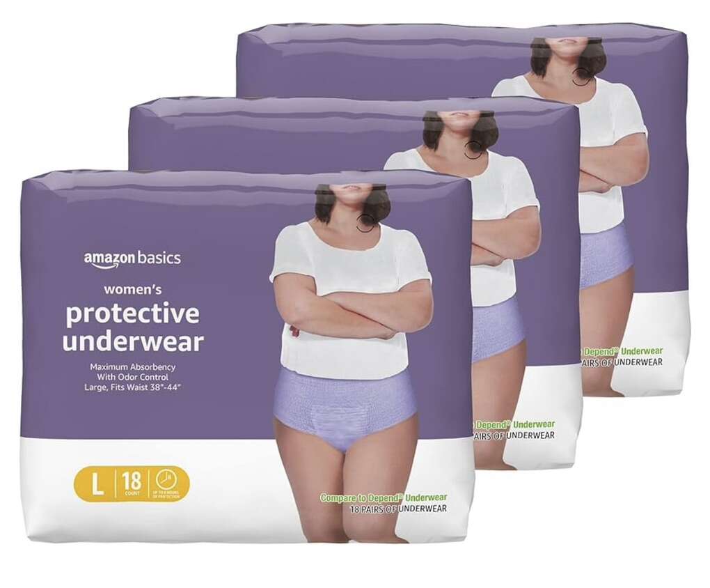 Womens Protective Underwear - Size L - Qty 54