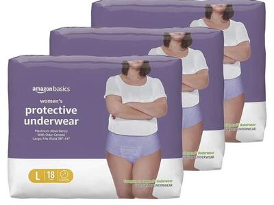 Womens Protective Underwear - Size L - Qty 54