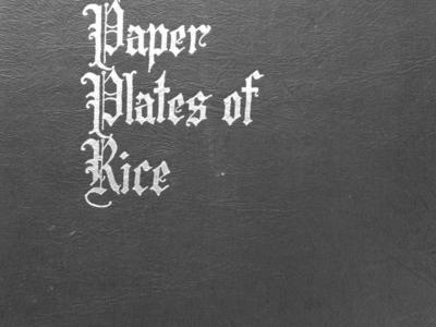 the paper plates of rice by elaine rice gibb kimzey