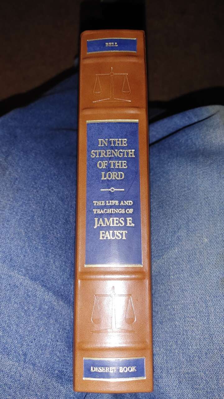 In the strength of the Lord the life and teachings of James E Faust LEATHER
