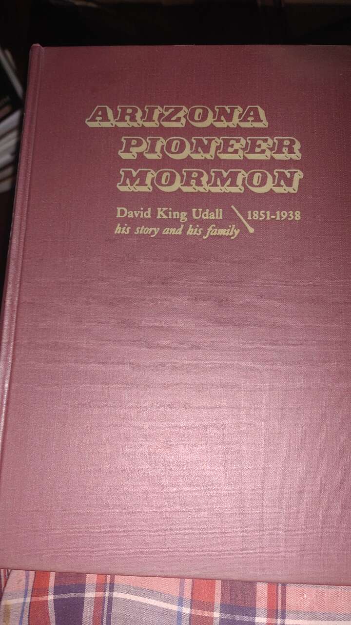 Arizona pioneer Mormon;: David King Udall: his story and his family, 1851-1938,