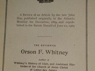 The Mormon Prophets Tragedy