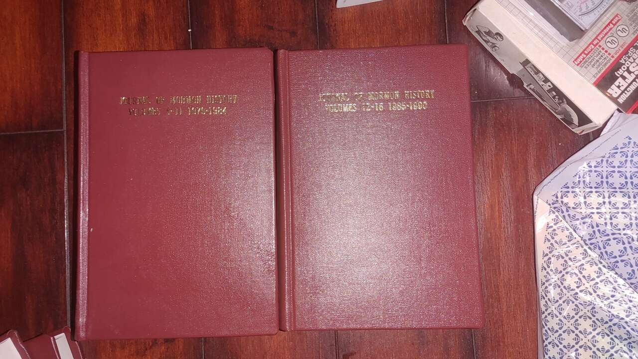 Journal of Mormon History Mormon History Association 1979-1990