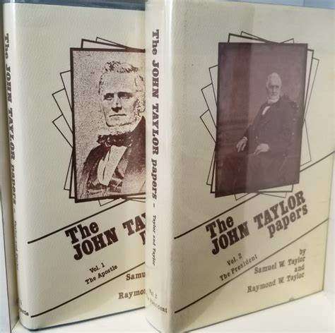 John Taylor Papers Vols 1 and 2 Price Reduction