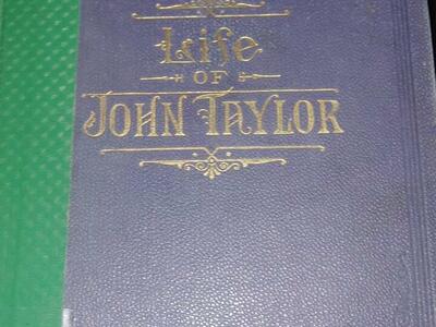 The Life of John Taylor 1st ed 1892