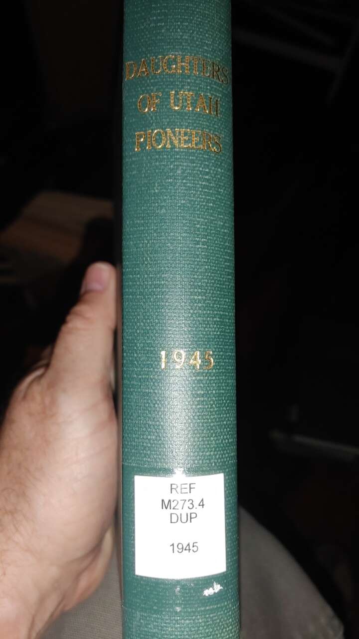 Daughters of Utah Pioneers 1945