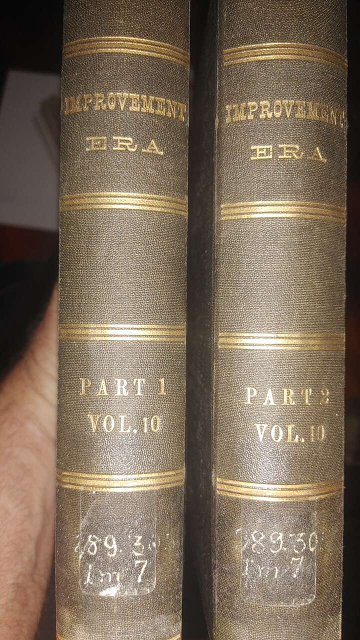 Improvement Era vol 10 part 1 and 2 1907