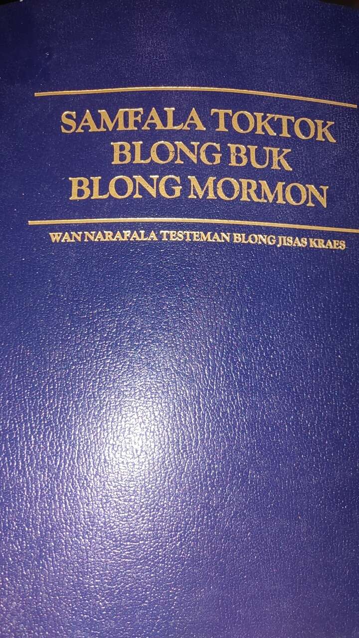 samfala toktok blong buk blong mormon