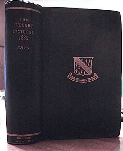 THE HIBBERT LECTURES 1886 Lectures on the Origin and Growth of Religion