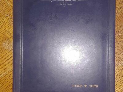 Howard W Hunter Leather