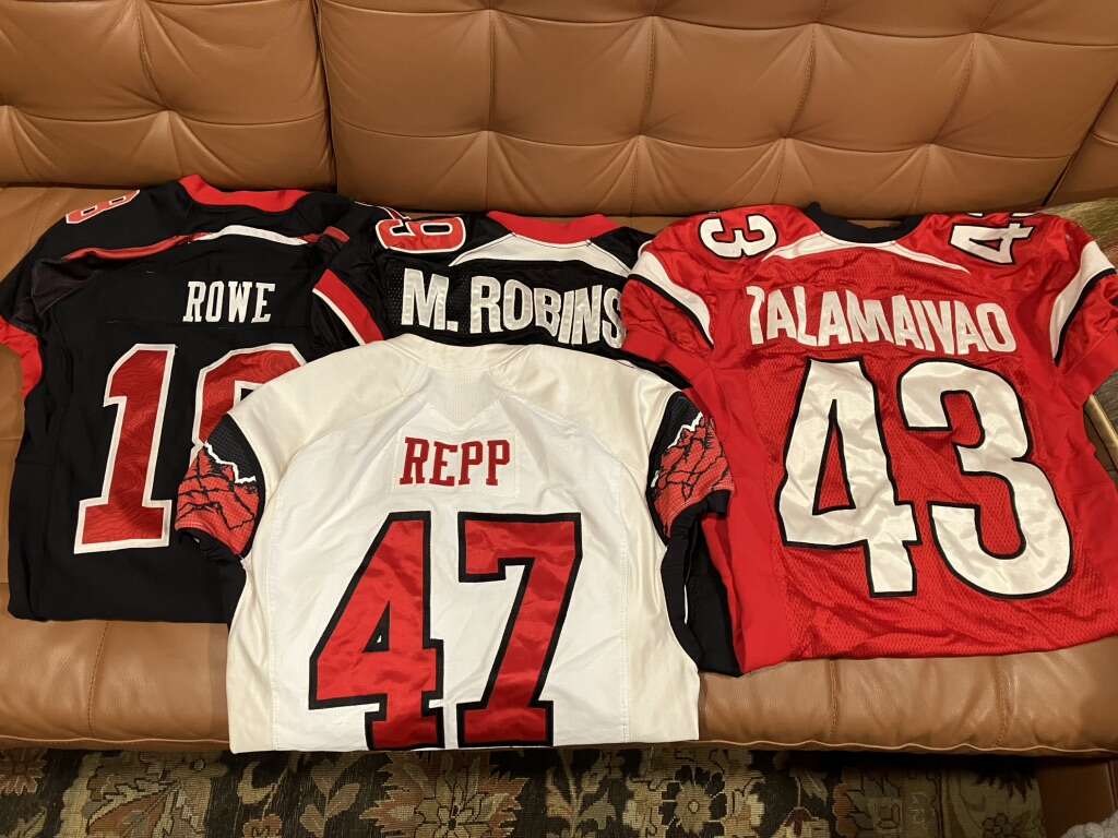 Lot Of 4 Utah Football Game Worn Jerseys Used