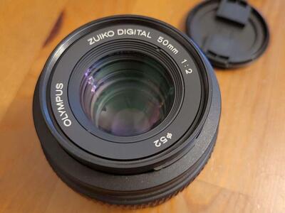 Olympus 50mm F1.2 Macro Lens AF four thirds 43 Oly