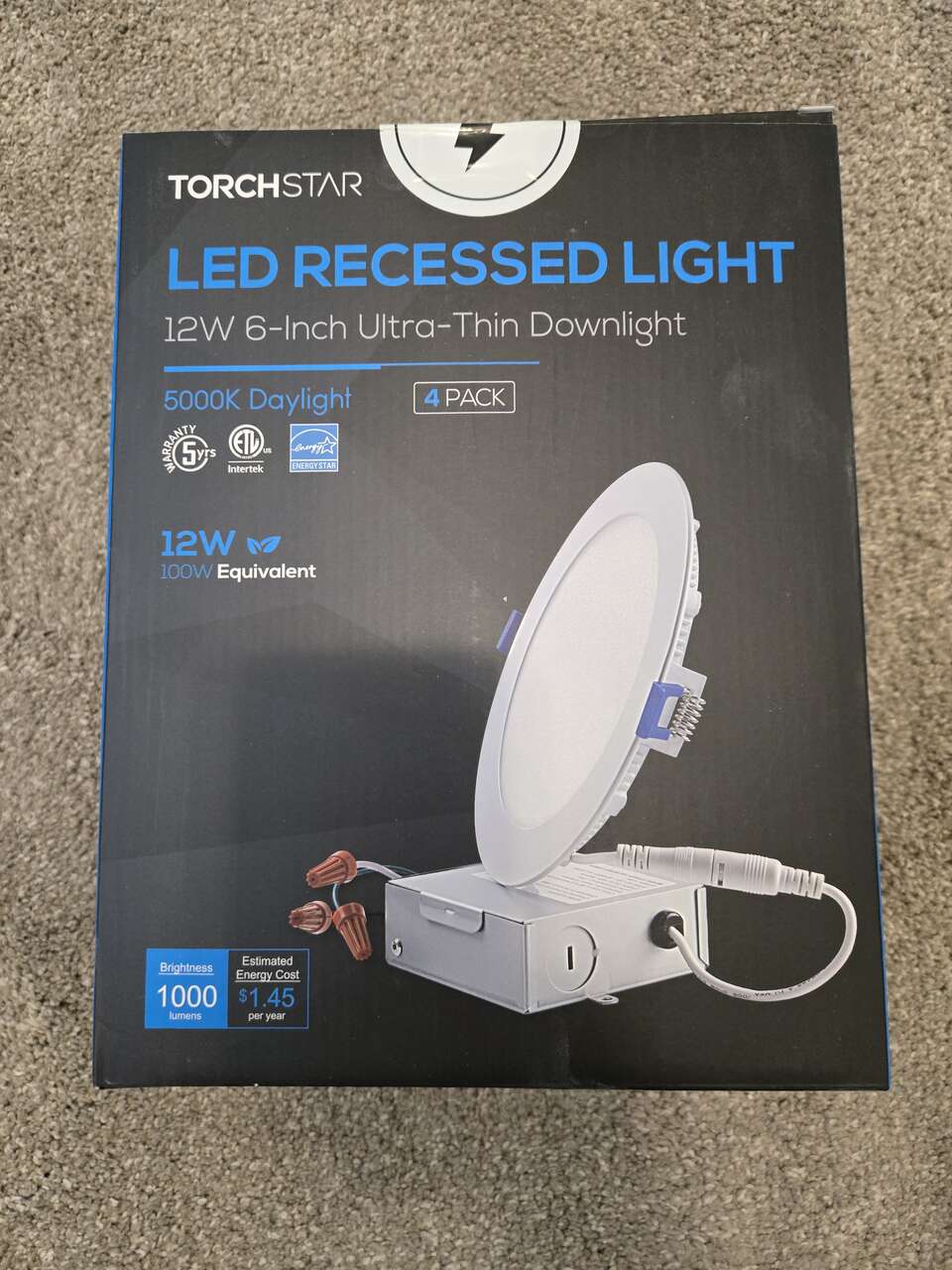 6" Recessed Ceiling Mount Lighting