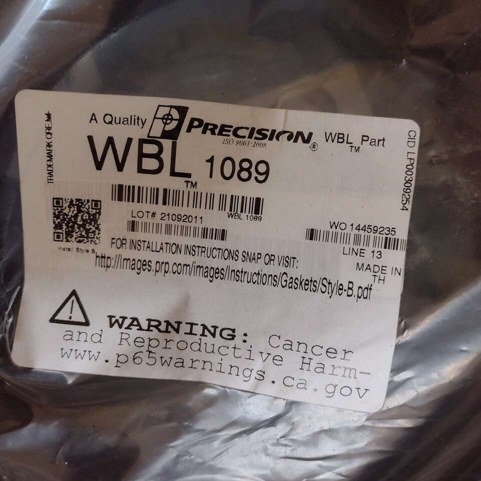 1968-1972 Ford Rear glass gasket