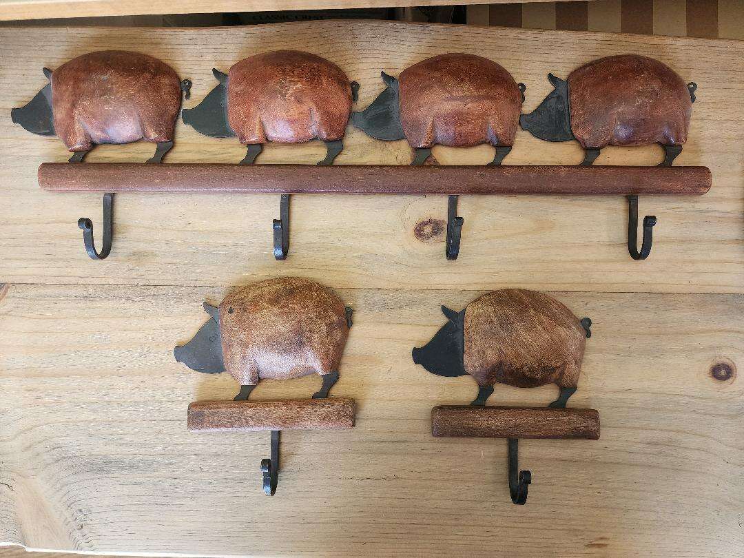 Unique Decorative Pig Wall Hooks