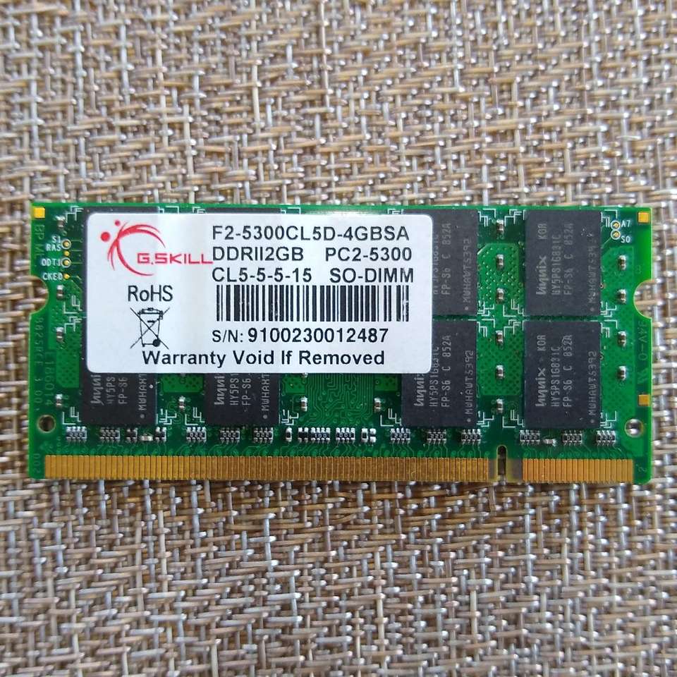 Laptop RAM 2GB DDRII PC2-5300 SO-DIMM