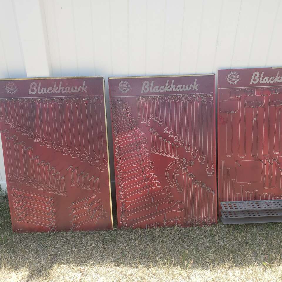 Blackhawk vintage tool displays