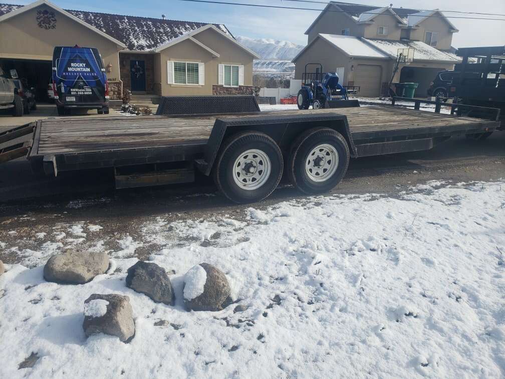 PJ flatbed dual axle trailer Industrial