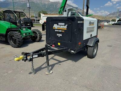Air Compressor 2020 Allmand Maxi-Air 185 CFM Diesel Portable Trailer Mounted Rotary Screw