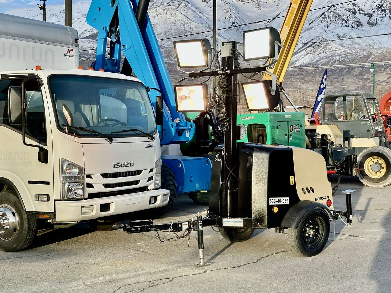 Light Tower 2019 Doosan LCV 6 KW Generator Kubota Diesel Portable