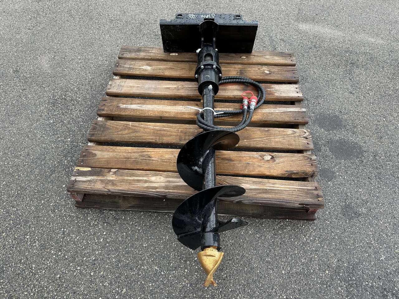 Auger 12" Fits Skid Steer Walk Behind Stand Up NEW UNUSED Attachment