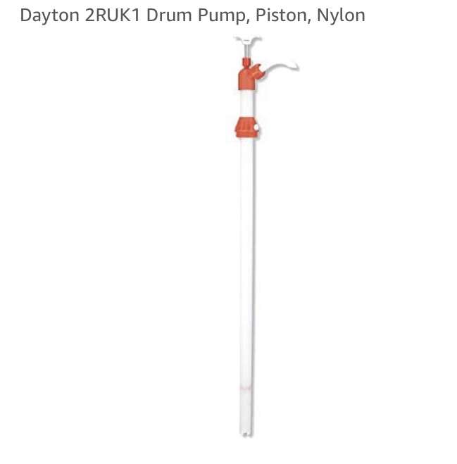 New Dayton Hand Operated Drum/Barrel Pump