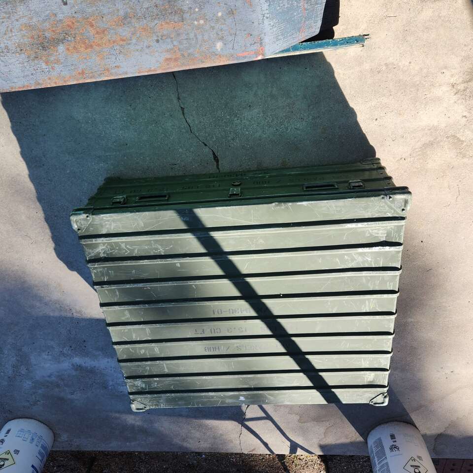 military case travel case METAL