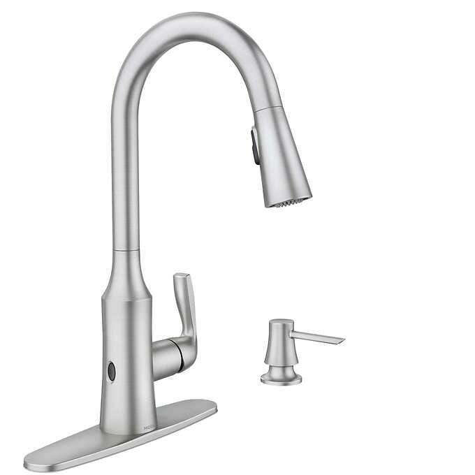 Moen Cadia 87869EWSRS Touchless Kitchen Faucet 1525637 #84611