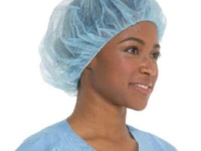 Bouffant Caps Spunbond Fabric 100 count Large 69801 #85261