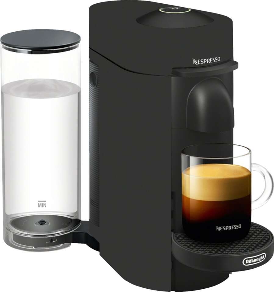 Nespresso ENV150BM Vertuo Plus Coffee and Espresso Maker by De'Longhi, Matte Black 6298208 #95518