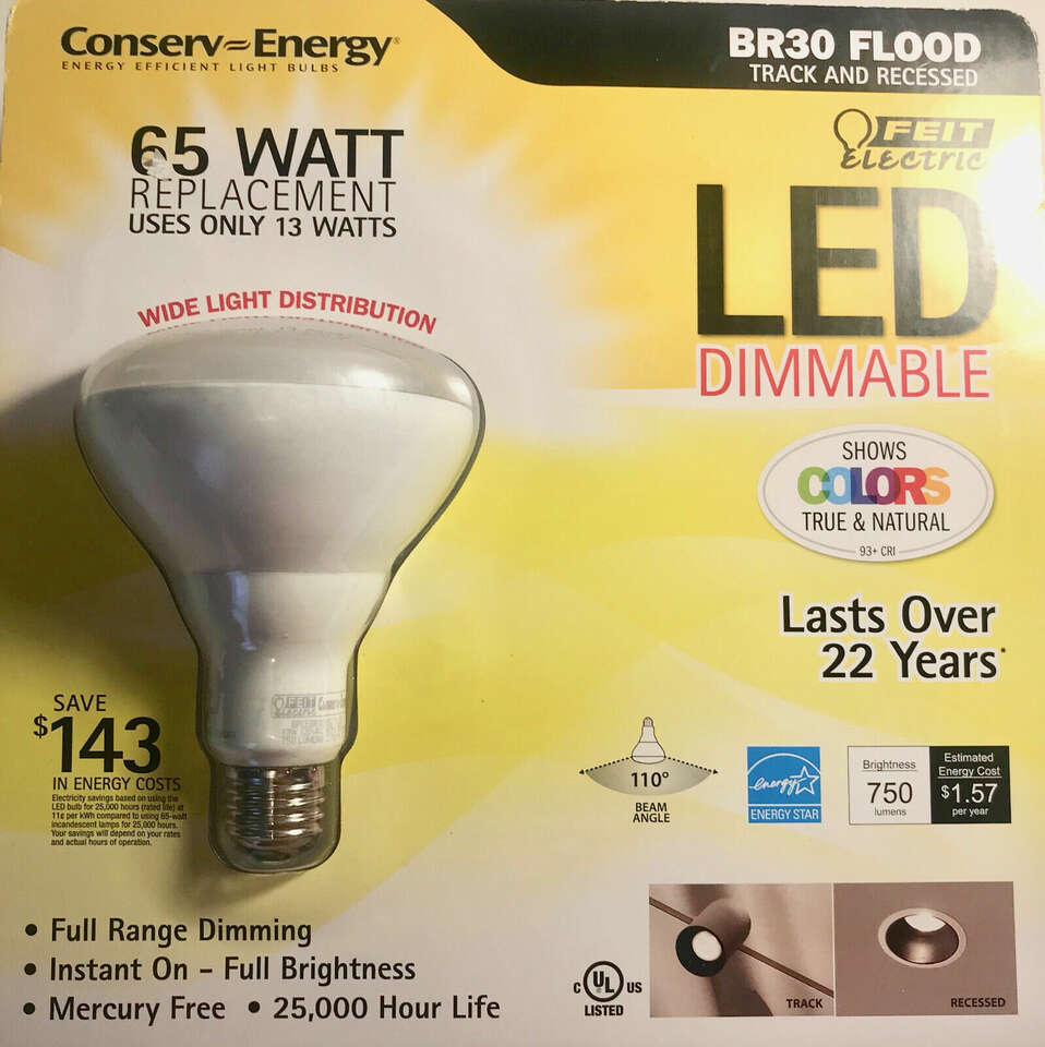 Feit Electric 13W (65Watt Replacement) BR30 Dimmable LED Flood Light BPCEBR30/DM/LED #12379