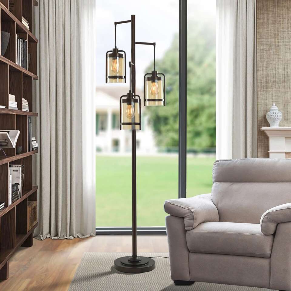 Stylecraft Eliana TL74290CU 3-Light Floor Lamp 1656697 #93894