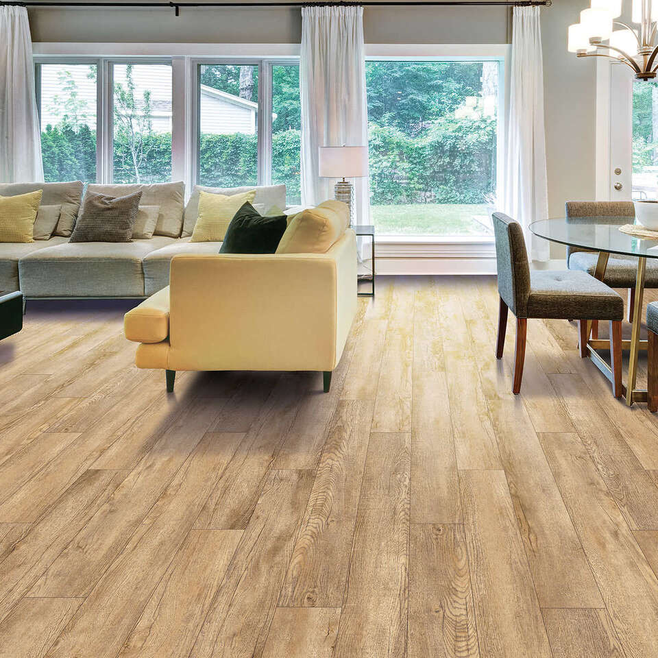 Mohawk Home Colonial Oak Waterproof Rigid Vinyl Flooring 1679090 #90098