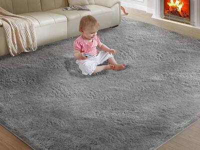 Soft Step Microfiber 7ft10inx10ft Area Rug 1174262 #65419