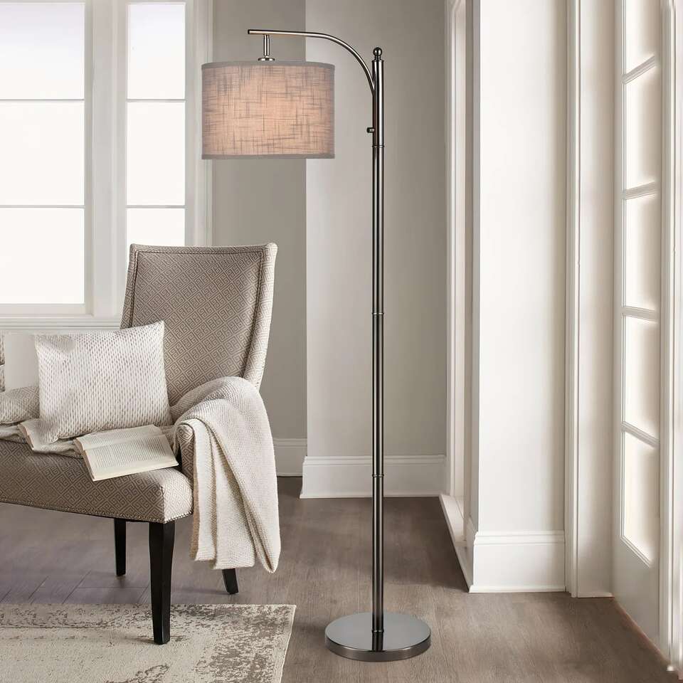 Everett Downbridge Floor Lamp JF5397 13" W Shade with Adjustable Angle BSS 1504413 #83216