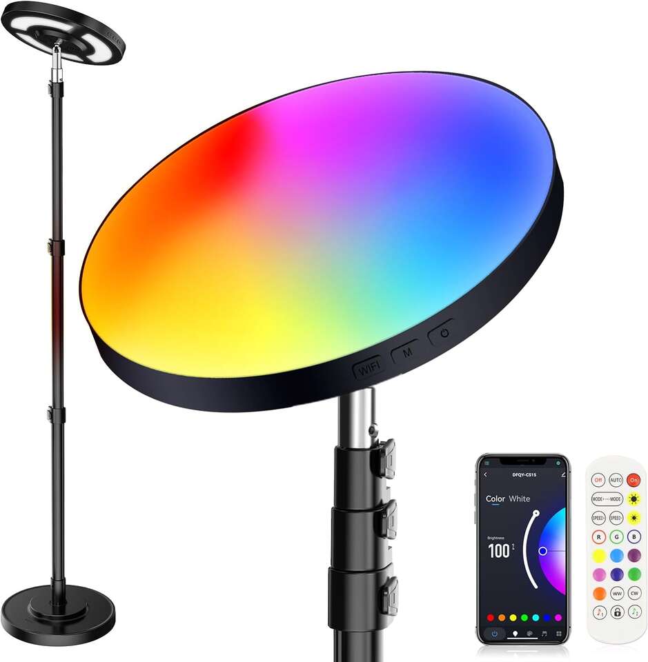 Hslifoyu DFQY-CS15 Floor Lamp RGB- WiFi App Controlled #96470