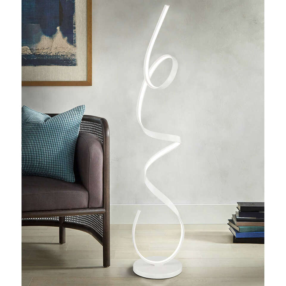 Bridgeport Designs Electra LED Floor Lamp, White 1736966 #93481