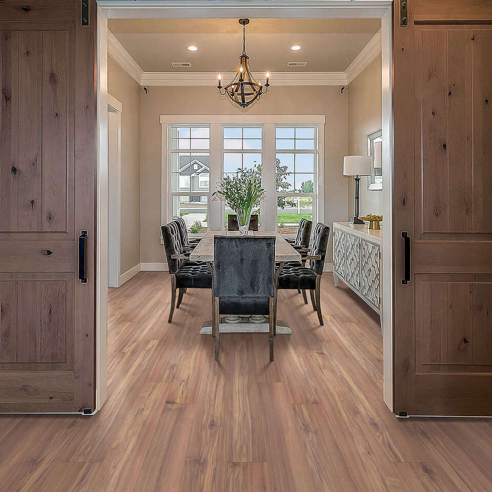 Mohawk Clay Canyon Teak Waterproof Laminate 12mm Thick Plank Flooring 1553082 #84318