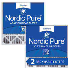 Nordic Pure 20x20x5 MERV 12 Air Filters, 2-pack #96566