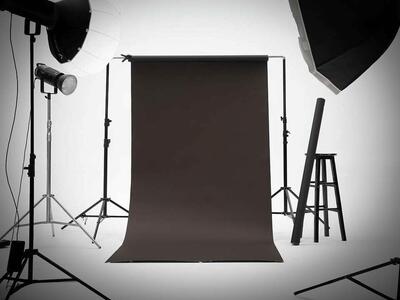 Kate Seamless Paper Backdrop for Photography Solid 53" x 32.8' White or Black #98533