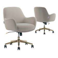 Lillian Elyse Home Office Chair, Taupe 1695304 #99998