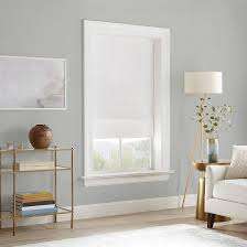 Drew Roman Shades 35in W x 64in L, White 1759993 #98568