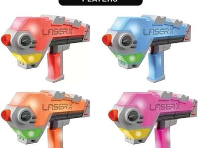 Laser X Blaster to Blaster Revolution 300' Range 4-pack 1582452 #88611