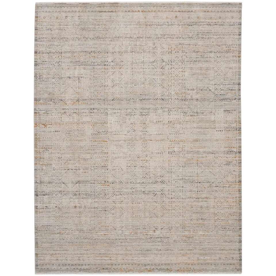 Nourison Draper Area Rug, Levy Ivory Gray 8ft6in x 11ft4in 1854402 #100625